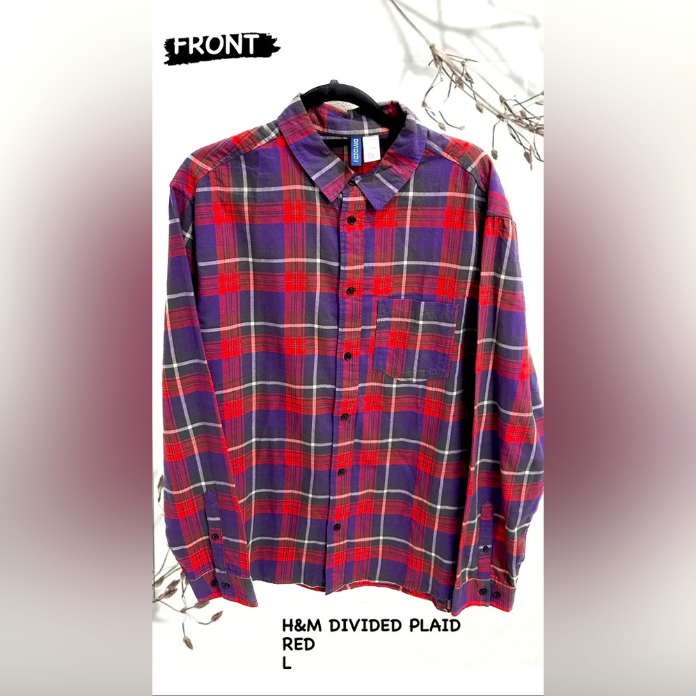 H&M DIVIDED PLAID Large